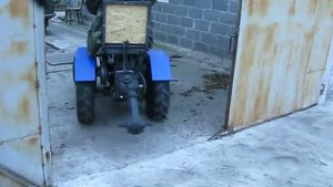 самодельный минитрактор 2 из мотоблока зубр 12