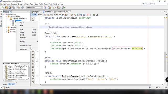JavaFX Tutorial for Beginners 13 - How to use ListView in JavaFX смотреть онлайн