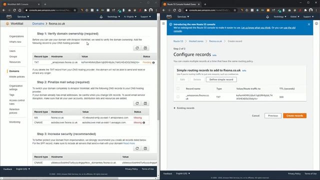 How to setup custom email address for domain using AWS WorkMail смотреть онлайн