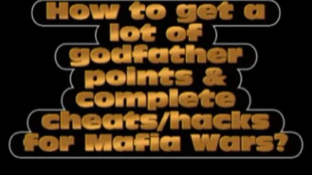 Mafia Wars 2 Godfather Point смотреть онлайн