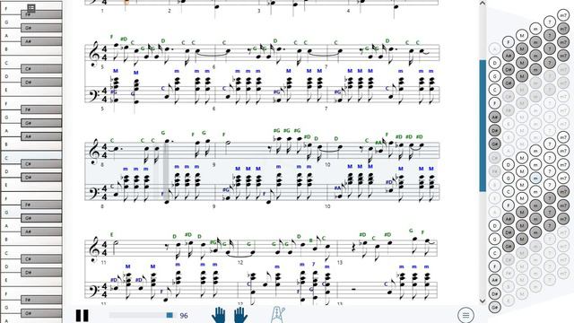 Как играть на аккордеоне Там, где клен шумит | How to play on accordion | SMT Pro смотреть онлайн