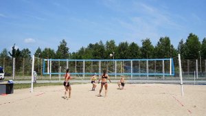 Пляжный волейбол. Фестиваль ветеранов. Женщины 35+. Матч за  3 место (концовка)