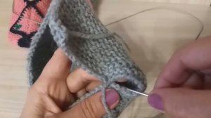 СЛЕДКИ-ТАПОЧКИ ВЯЖЕМ ЛЕГКО ВМЕСТЕ. Вязание спицами.