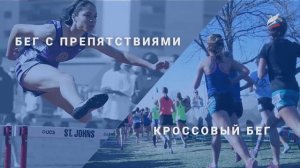 Лёгкая атлетика: эстафетный бег, бег с преодолением препятствий, кроссовый бег