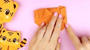 Оригами Тигр из бумаги | DIY Новый год | Origami Paper Tiger