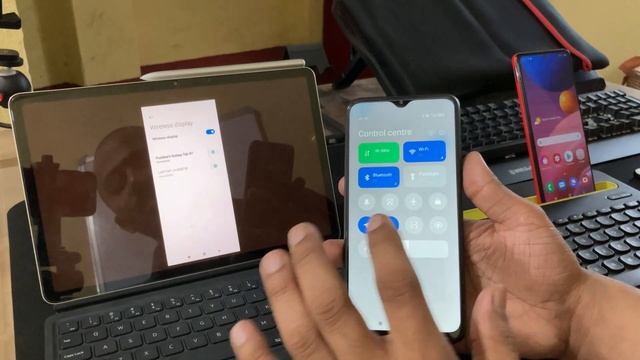 Samsung Tab S7/S7+ Second Screen Mirror Android Phone on Tablet | One UI 3.1 New Feature