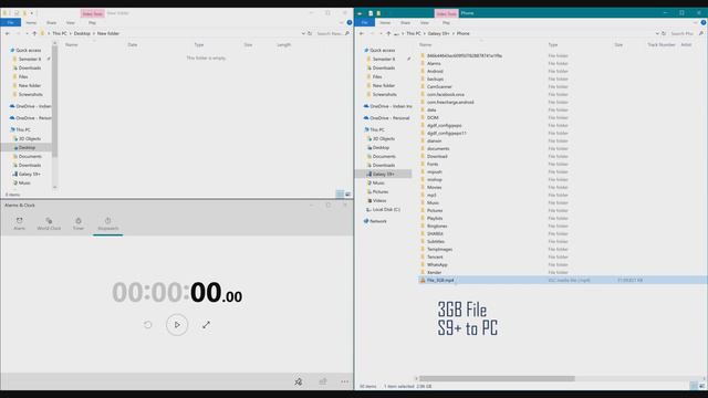 Samsung S9+ USB 3.1 Gen1( or USB 3.0) File Transfer Speeds смотреть онлайн