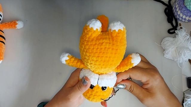 Мастер-класс тигр крючком -  часть 2