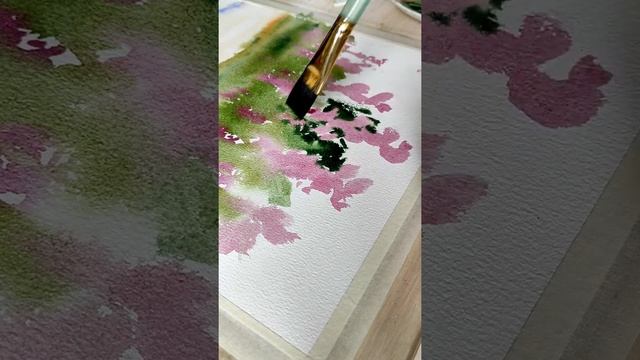 Мастер-класс #83 Сибирские просторы акварелью. Иван чай на рассвете. смотреть онлайн