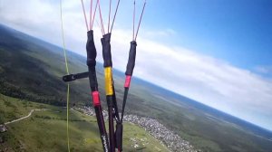 Коротенький полёт в Углово на параплане JOY 3