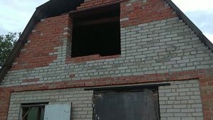 как выложить фронтон из кирпича ?! #ремонт дома