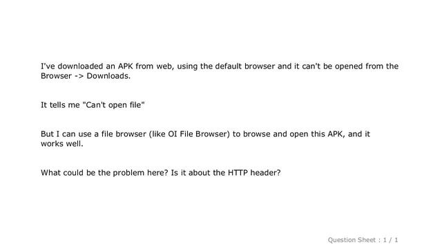 Android : Can't install APK from browser downloads смотреть онлайн