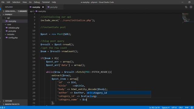 PHP REST API Tutorial (Step By Step) - Reading records from database (PART 2)