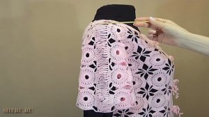 Кофточка из мотивов. Демо Мастер класса вязания крючком кофточки 91