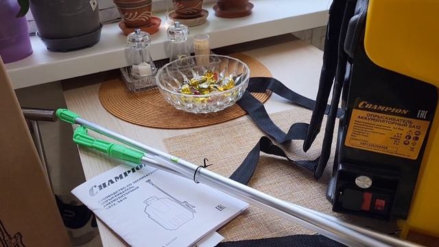 Опрыскиватель для сада Champion. Аккумуляторный опрыскиватель. Обзор на  опрыскиватель.