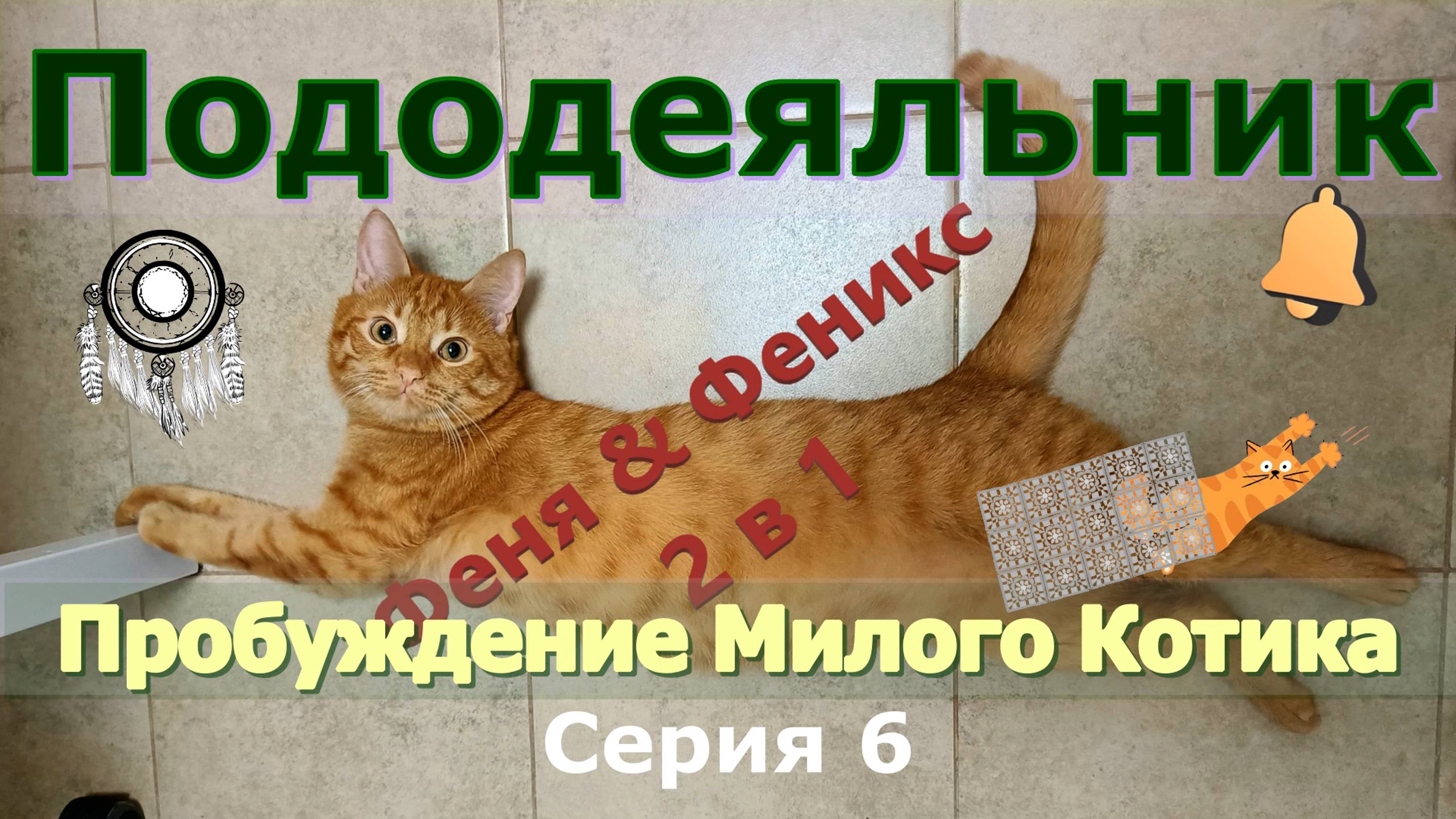 Пододеяльник. Пробуждение Милого Котика. Серия 6 Кот Феня, он же Феникс