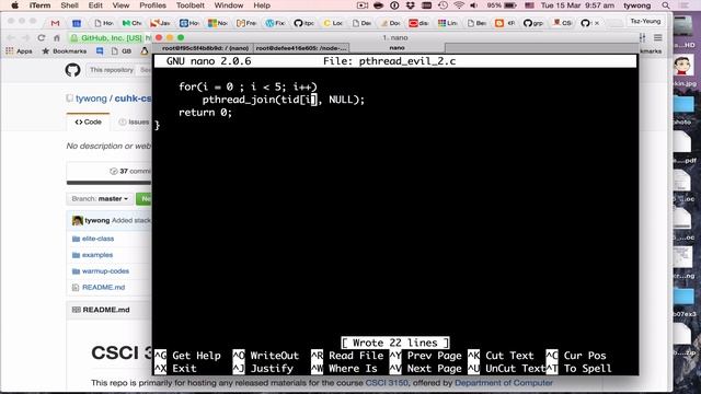 CSCI 3150, 2016-03-15, Pthread Introduction смотреть онлайн