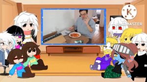 Undertale Reacts... SMG4: Mario Tries Life Hacks 2 ft. Luigi! (Gacha club: Edition)