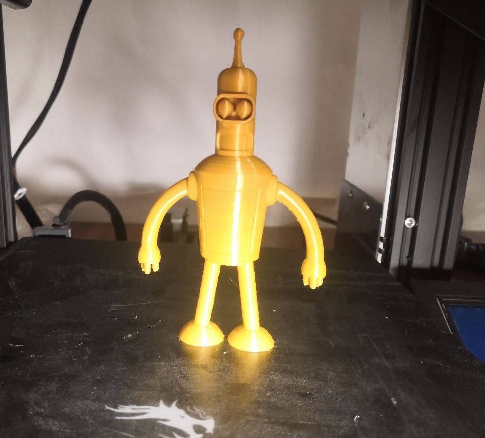 3д печать Бендера из Футурамы смотреть онлайн