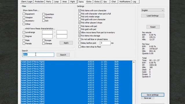 شرح اعدادات الايتمز في ام بوت how to fix items in mbot private sro смотреть онлайн