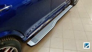 Выезжающие электрические пороги в стиле Maybach на Mercedes GLE W167 AMG6.3S