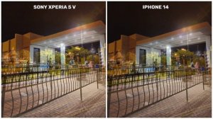 Sony Xperia 5 V VS iPhone 14 | Night Mode Camera Test