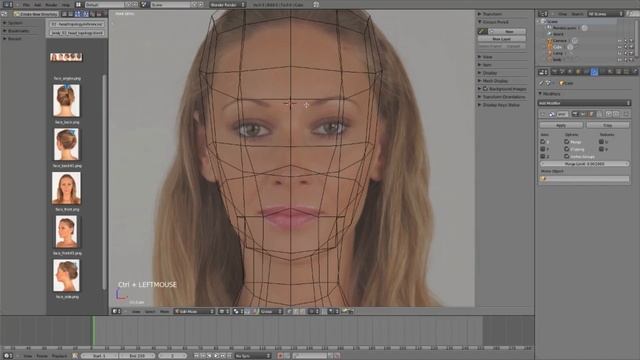 CGC Classic: Female Character Modeling Pt. 2 - Major Face Loops (Blender 2.6) смотреть онлайн