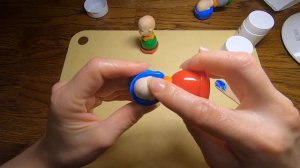 Молд из слепочного силикона, лицо для ватной ёлочной игрушки.