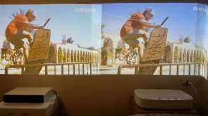 Лазерные проекторы Xiaomi Mi Laser и XGimi Lune (Full HD) при дневном свете xmitv.ru
