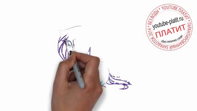 Как быстро за 24 секунды нарисовать пони рарити смотреть онлайн