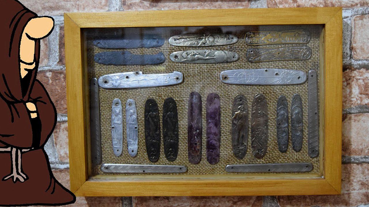 Редкие накладки от редких складных ножей РИ и СССР в коллекции / USSR knife collection