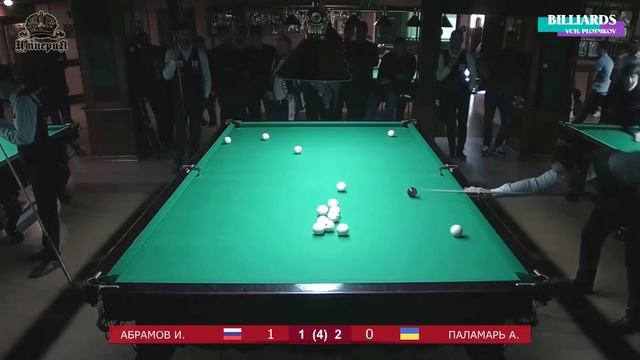 Паламарь - Абрамов. 2021, Кубок "Империи". Бильярд (московская пирамида). Billiards.