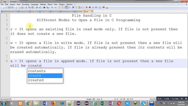 Different modes to open a file in file handling in c programming | by Sanjay Gupta