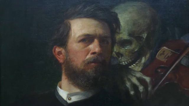 07   Symbolism and Art Nouveau   04   Böcklin, Self Portrait with Death Playing the Fiddle смотреть онлайн