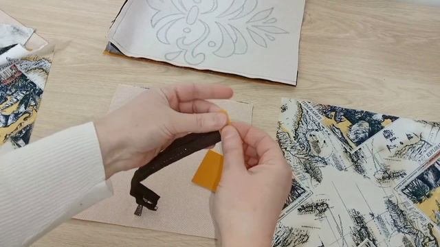 СУМКА-ШОППЕР с аппликацией