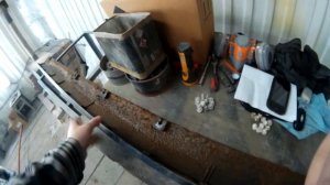 Lada Vesta SW Cross  ремонт не большого повреждения на пороге