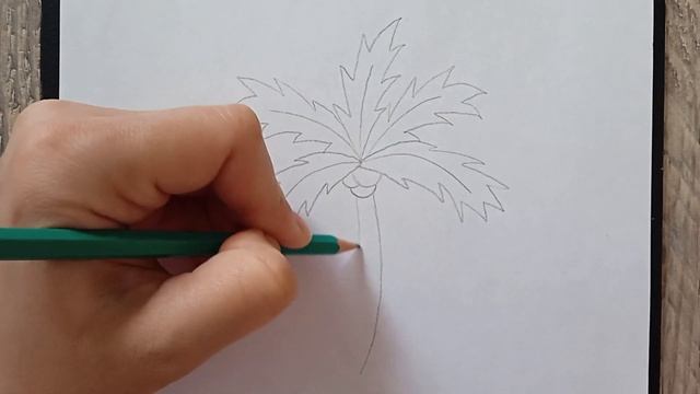 Как нарисовать пальму смотреть онлайн