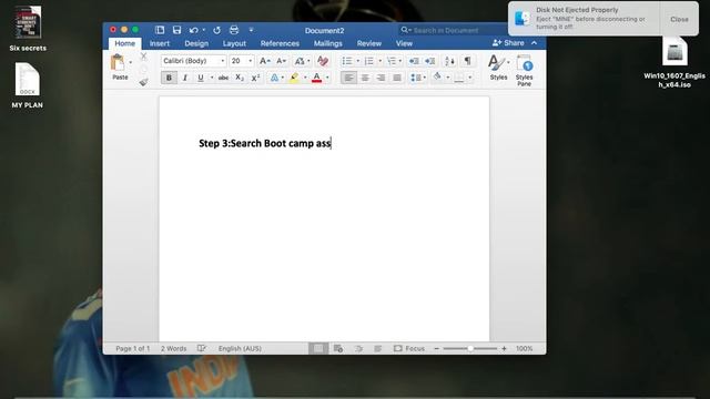 How to install windows 10 on MacBook