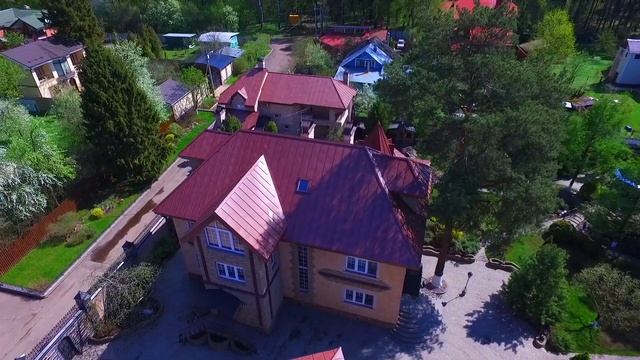Частная резиденция. Кровельные работы с использованием меди.