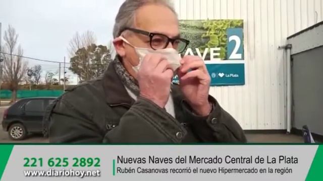 Rubén Casanovas recorrió las nuevas Naves 2 y 3 del Mercado Central de La Plata смотреть онлайн