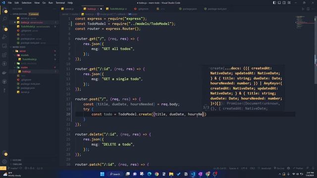 How to Build MERN Stack Todo App (MongoDB, Express, React, Node.js) #4 - Add Model смотреть онлайн