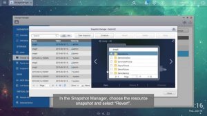 [QTS 4.2] Easily create and revert Snapshots on QNAP NAS