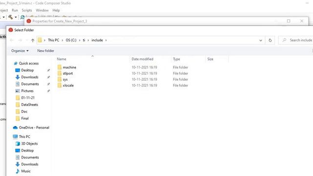 How to create a new project using code composer studio (TMS320F28379D) using internal library files смотреть онлайн