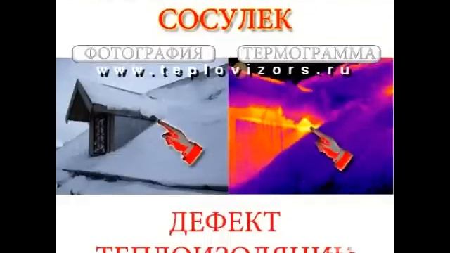 Тепловизионное обследование - тепловизор в работе