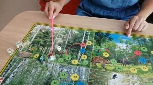 Настольная игра - ходилка "Знатоки леса". Маренина Елена Юрьевна-воспитатель МАДОУ дс №155 г.Тюмени