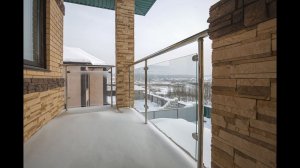 Ограждения из стекла в посёлке "Белые росы"