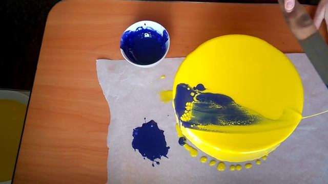 Эффект "леопарда" на зеркальной глазури, mirror glaze,как украсить торт зеркальной глазурью