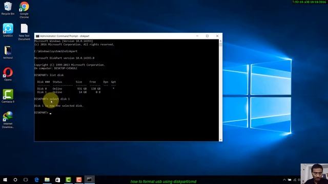 Format/Fix/partition USB using cmd [Diskpart] in windows смотреть онлайн
