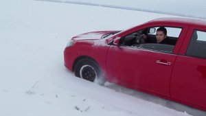 Зимний тест резины на Geely GC6 и Renault logan (Bridgestone и Hankook)