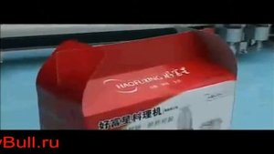 Планшетный режущий плоттер - резка - раскрой запечатанного картона для изготовления коробок